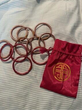 BuDahGirl bangles size Small pink , rose gold, champagne
